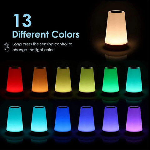 13 Color Changing Night Light Remote Control Touch Usb